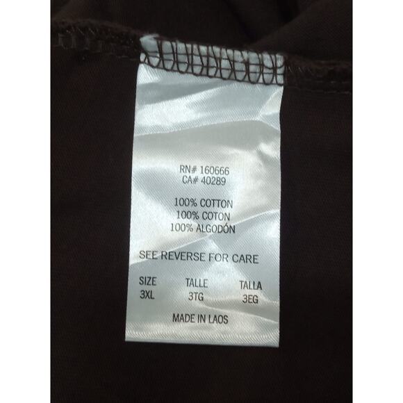 New Era Men’s Tee Shirt Padres San Diego Short Sleeve Brown Size 3XL - Picture 9 of 10